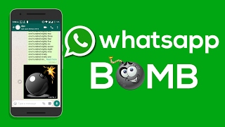 whatsapp cool trick  crash your friends whatsapp whatsapp bomb 2017 hindi [upl. by Belsky65]