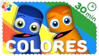 Aprender los Colores  Colores Para Niños  Videos de los Colores  Pandilla de Colores  BabyFirst [upl. by Azirb35]