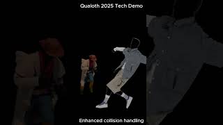 Qualoth 2025 Tech Demo qualoth fxgear cfx vfx autodeskmaya marvelousdesigner [upl. by Yarw436]