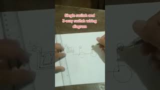 Single pole switch and 3way switch wiring diagram basicelectrical 3wayswitch [upl. by Noni]