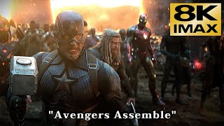 quotAvengers Assemblequot Scenes  8K IMAX  The Highest Quality Video on Youtube  Eng Kor Jap SubCC [upl. by Barren174]