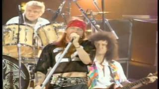 Queen  Elton John and Axl Rose Bohemian Rhapsody [upl. by Nihcas213]