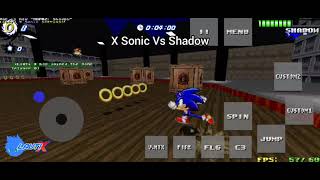 SRB2 Sonic Robo Blast 2  The true arena  Sonic Adventure 2  X Sonic Vs Shadow [upl. by Mikal]