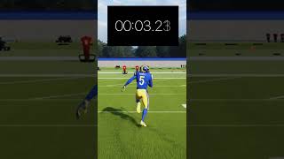 JALEN RAMSEY 40 YARD DASH IN MADDEN 22 Shorts Madden22 MaddenClips Madden [upl. by Ong]