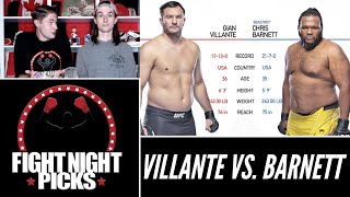 UFC 268 Gian Villante vs Chris Barnett Prediction [upl. by Aceissej661]