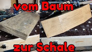 diy schale holz selber bauen [upl. by Ardna]