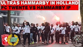 HAMMARBY FANS IN HOLLAND  Fc Twente vs Hammarby IF  27072023 [upl. by Lansing]