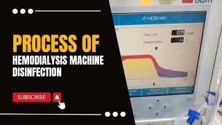 Process Of Dialysis Machine Disinfection  Fresenius 4008S  with 100° 🌡️ [upl. by Yllitnahc336]