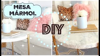 DIY MESA DE MÁRMOL Fácil y Económica♡ [upl. by Aker145]