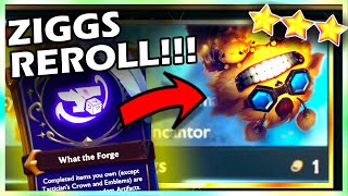 ZIGGS REROLL with ORNN ITEMS Easy top 4 with What the Forge  TFT SET 12 [upl. by Kramnhoj]