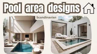 Top Scandinavian Pool Area Designs for Modern Homes  Minimalist Backyard Ideas youtube trending [upl. by Torrey316]