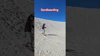 sandboarding centralcee sandboarding desert Lancelin sanddunes [upl. by Ruprecht308]