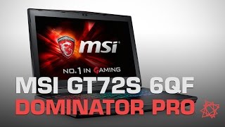 MSI GT72S 6QF DOMINATOR PRO VIDEOARVUSTUS [upl. by Atiuqet]