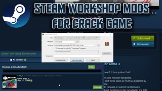 Tutorial download Mod Steamworkshop For Cracked game [upl. by Potts39]