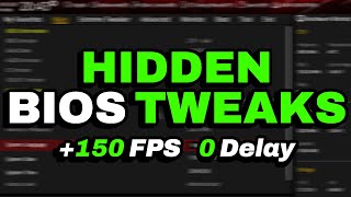 Hidden BIOS Tweaks That INSTANTLY Boost Gaming Performance 🔥 [upl. by Soloma380]