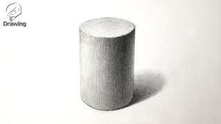 소묘 기초 원기둥 기본도형 연필그림 그리기  How to draw Cylinder Drawing woo [upl. by Nussbaum]