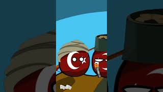 …Gallipoli… countryballs history uk ww1 [upl. by Nauqram]