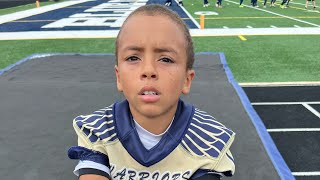 Zay Cleveland🔥“Mid Season” 9U Highlights QBRBWr [upl. by Yemarej]