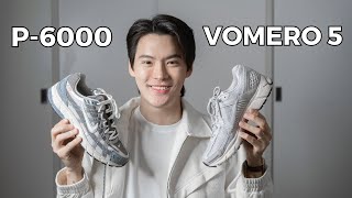 เลือกอะไรดี Nike P6000 VS Vomero 5 [upl. by Ertnom]