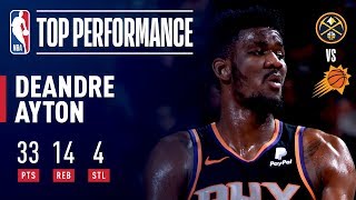 Deandre Ayton Scores A Career High 33 Points 24 Pts in the 2nd Qtr  December 29 2018 [upl. by Sorilda]