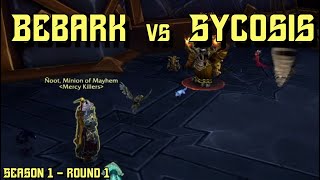 Round 1  Bebark vs Sycosis [upl. by Callida]