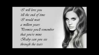 Lana Del Rey  Blue Jeans Lyrics on screen [upl. by Jonis]