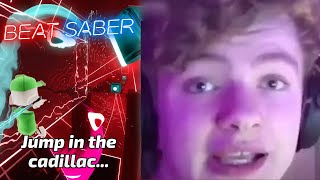 Jump in the cadillac TommyInnit meme in Beat Saber [upl. by Arted728]