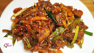 How To Make Restaurant Style Beef Chilli Dry  Velveting Beef  Perfect Beef Chilli Dry Recipe [upl. by O'Driscoll]