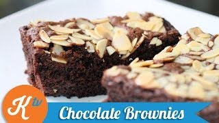 Resep Brownies How To Make Nutella Brownies Video  ELAINE MARLENE [upl. by Heuser]