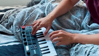 1 mini Demo Akai MPK Mini Play MK3 Beats making logic pro [upl. by Kyred919]