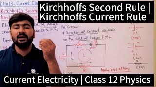 Kirchhoff’s Second Rule  Kirchhoff’s Voltage Law  Current Electricity  Class 12 Physics [upl. by Yrreb]