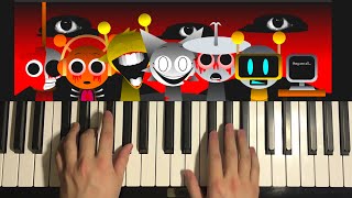 How To Play  Incredibox Sprunki Horror Theme Piano Tutorial Lesson [upl. by Teresa]