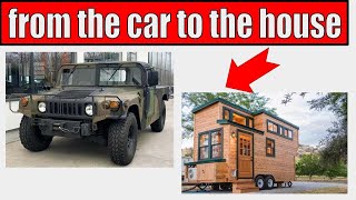 The man bought a 1991 military Hummer and converted it into a luxury camping rv It was so cool [upl. by Arathorn304]