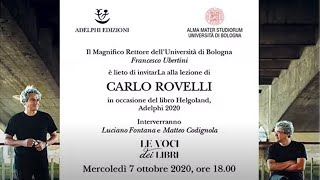 Lezione di Carlo Rovelli [upl. by Bashee]