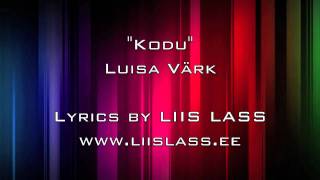 Luisa Värk  Kodu [upl. by Binky]