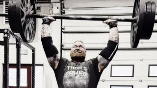 Hafthor Bjornsson Road to Arnold Strongman Classic 2024  Axle Training [upl. by Leatrice]