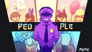 People MEMEFNAFPurple GuyFlashBlood Warning [upl. by Bridget]