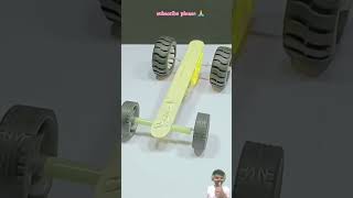 DIY CAR PROJECT  HOW TO MAKE A DC MOTOR CAR WITH STICKS  DIY PROJECTS✅💯shortfeed shorts motor [upl. by Valentino]