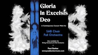 Gloria In Excelsis Deo SAB Choir amp Full Orchestra [upl. by Hars]