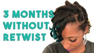 What Happened After Not Retwisting Locs For 3 Months [upl. by Henebry]