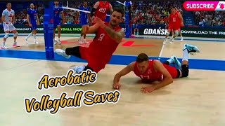 TOP ACROBATIC VOLLEYBALL SAVES [upl. by Liebowitz632]