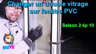 changer un double vitrage sur fenêtre PVC grâce à ces astuces faciles [upl. by Lennor]