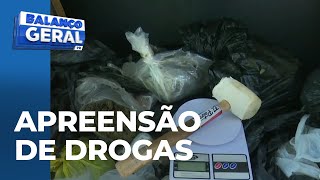 Polícia realizou grande apreensão de drogas na Zona Norte [upl. by Claudetta]