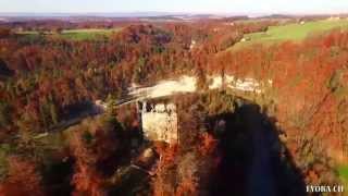 Les ruines du Château dIllens [upl. by Naillil]