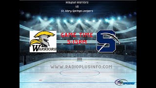 St Mary Springs vs Waupun Hockey [upl. by Yrelle530]