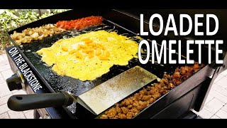 How to make the PERFECT OMELETTE  Blackstone Recipes [upl. by Amarette]