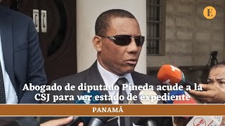 Abogado de diputado Pineda acude a la CSJ para ver estado de expediente [upl. by Arleyne]