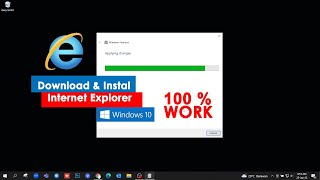 Cara Download amp Instal Internet Explorer di Windows 10 SOLUSI [upl. by Kinson970]