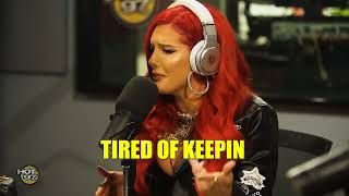 JUSTINA VALENTINE  FUNK FLEX FREESTYLE WITH LYRICS [upl. by Dlared]