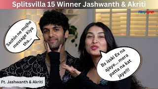 Jashwanth amp Akriti fun chat splitsvilla journey their bond friendship and winning [upl. by Elnora]